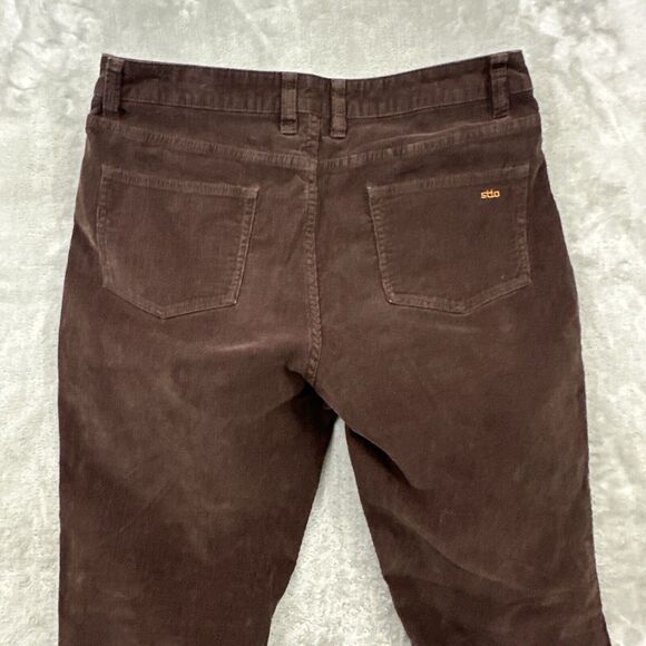 Stio Pants Women's 10 Brown Corduroy Rivet Cords Cotton Spandex 5 Pocket Stretch - Picture 10 of 16